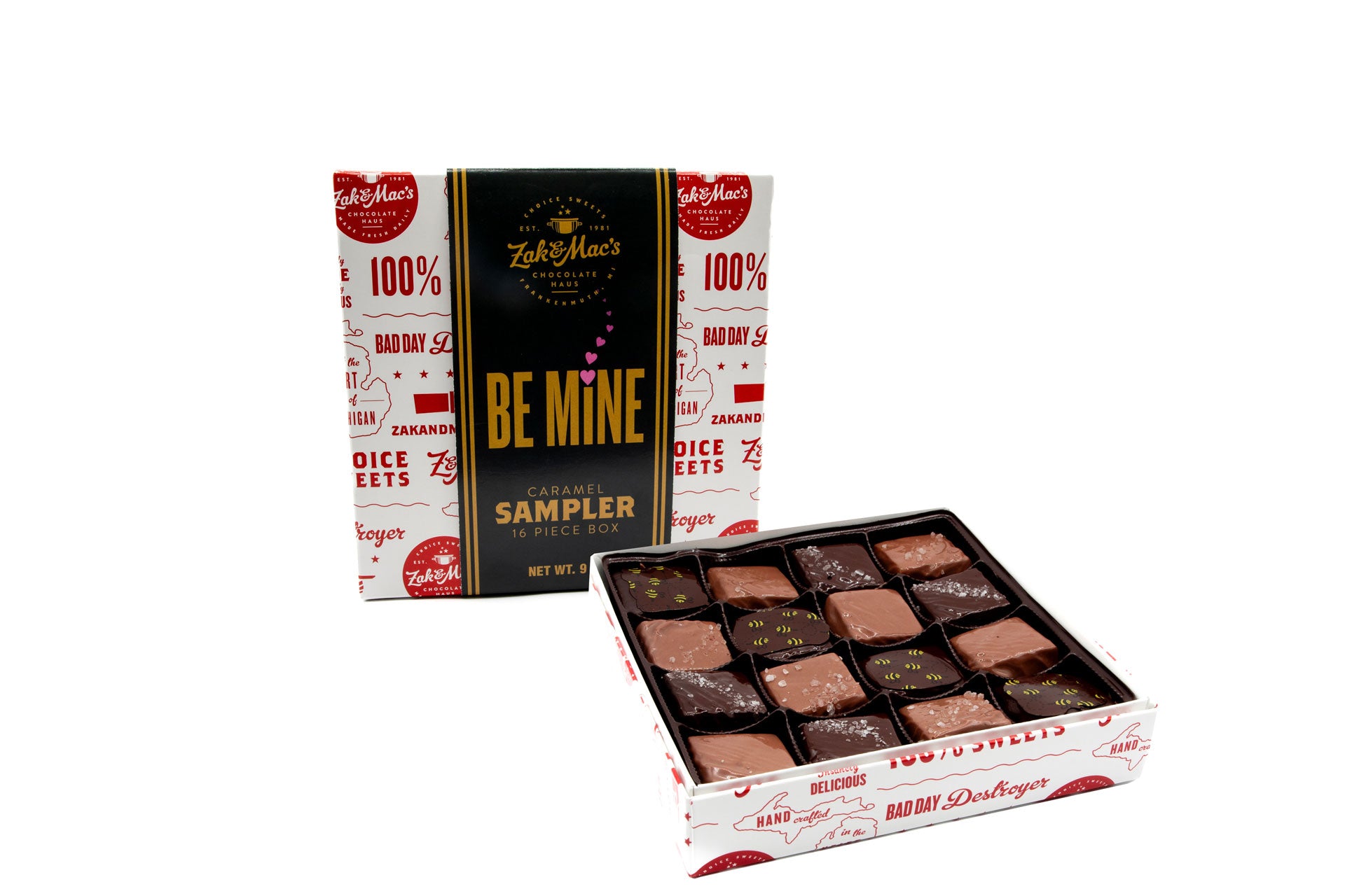 Be Mine Caramels - Sampler (16 Piece)