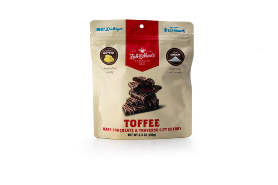 Toffee - Dark Chocolate & Traverse City Cherry (5 OZ)
