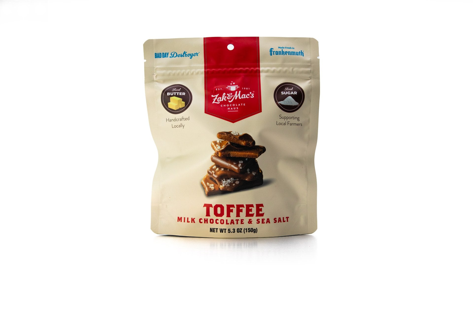 Toffee - Milk Chocolate & Sea Salt (5 OZ)
