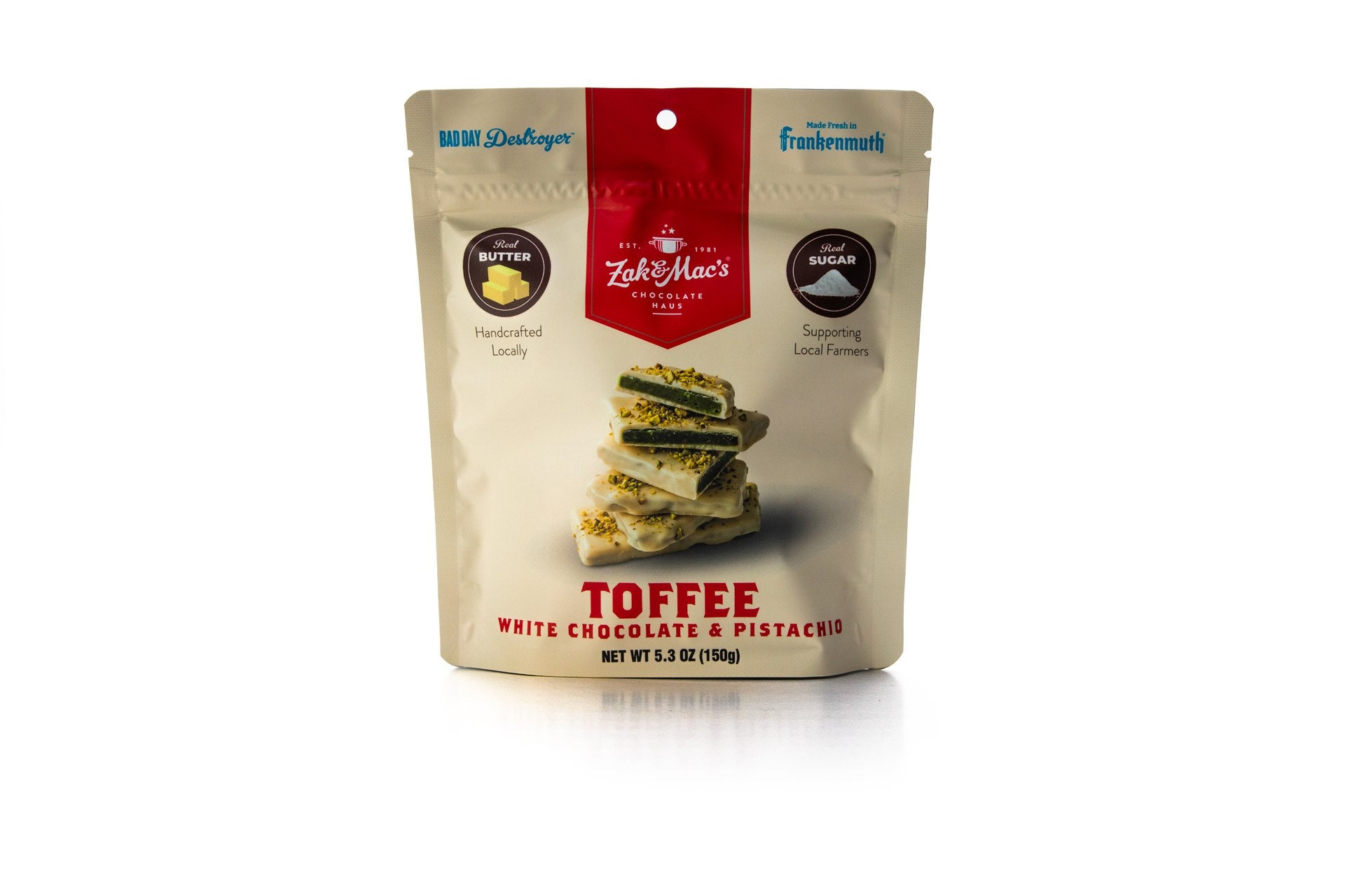 Toffee - White Chocolate Pistachio (5 OZ)