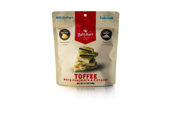 Toffee - White Chocolate Pistachio (5 OZ)
