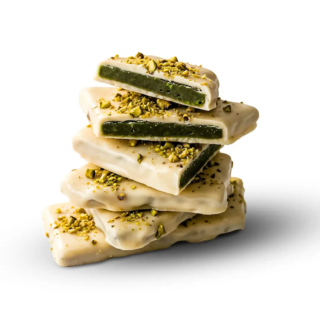 Toffee - White Chocolate Pistachio (10 lb bulk)