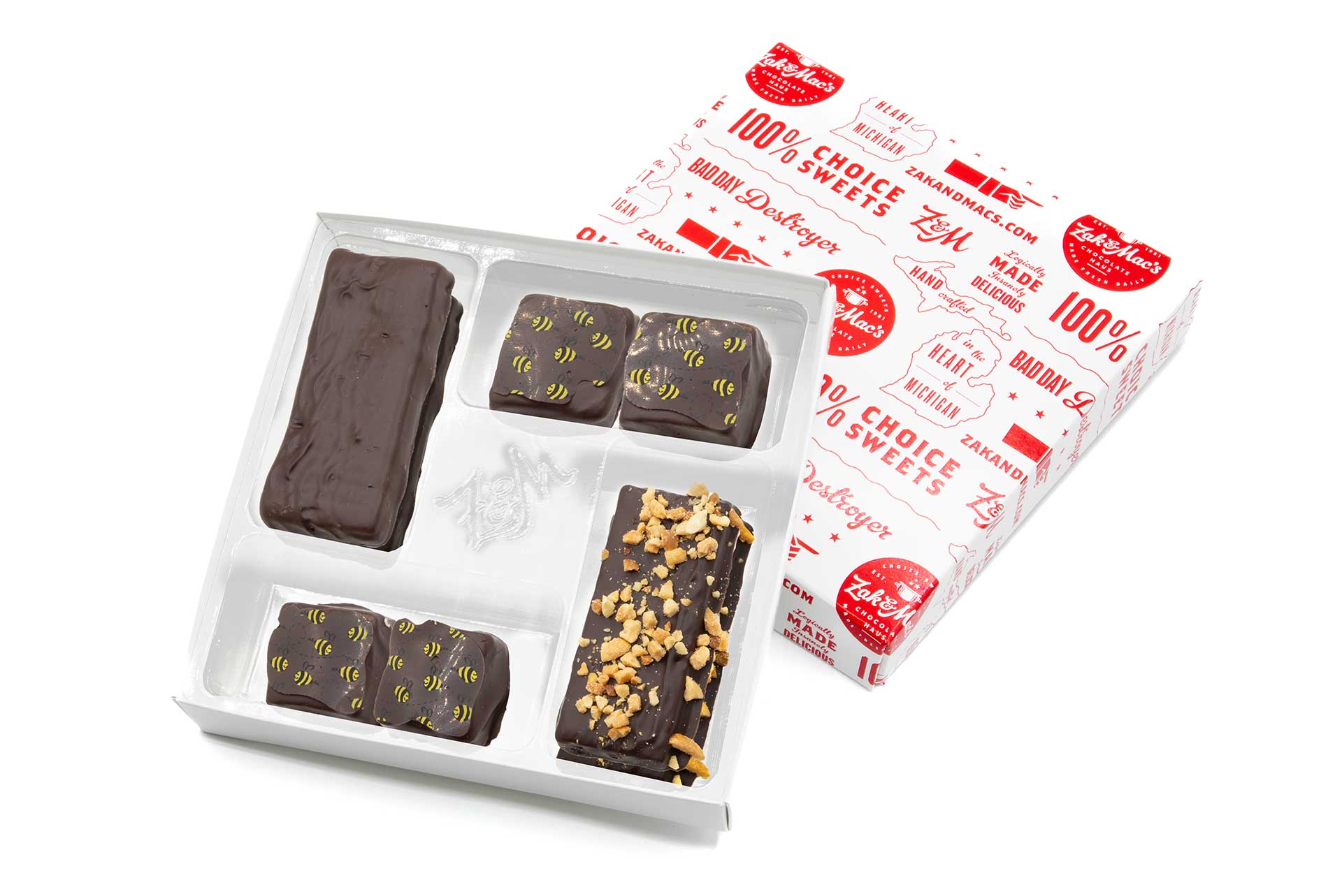 Dark Chocolate Caramel & Toffee Box