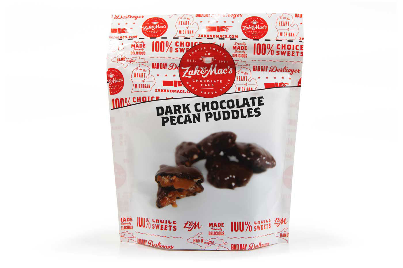 Dark Chocolate Pecan Puddles