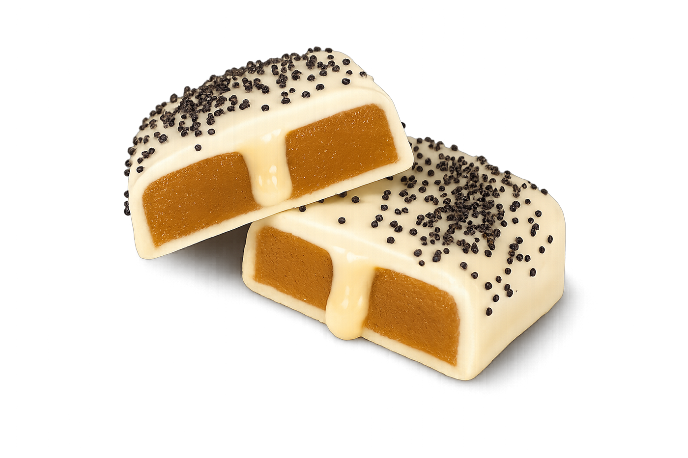 White Chocolate Lemon Poppyseed Toffee