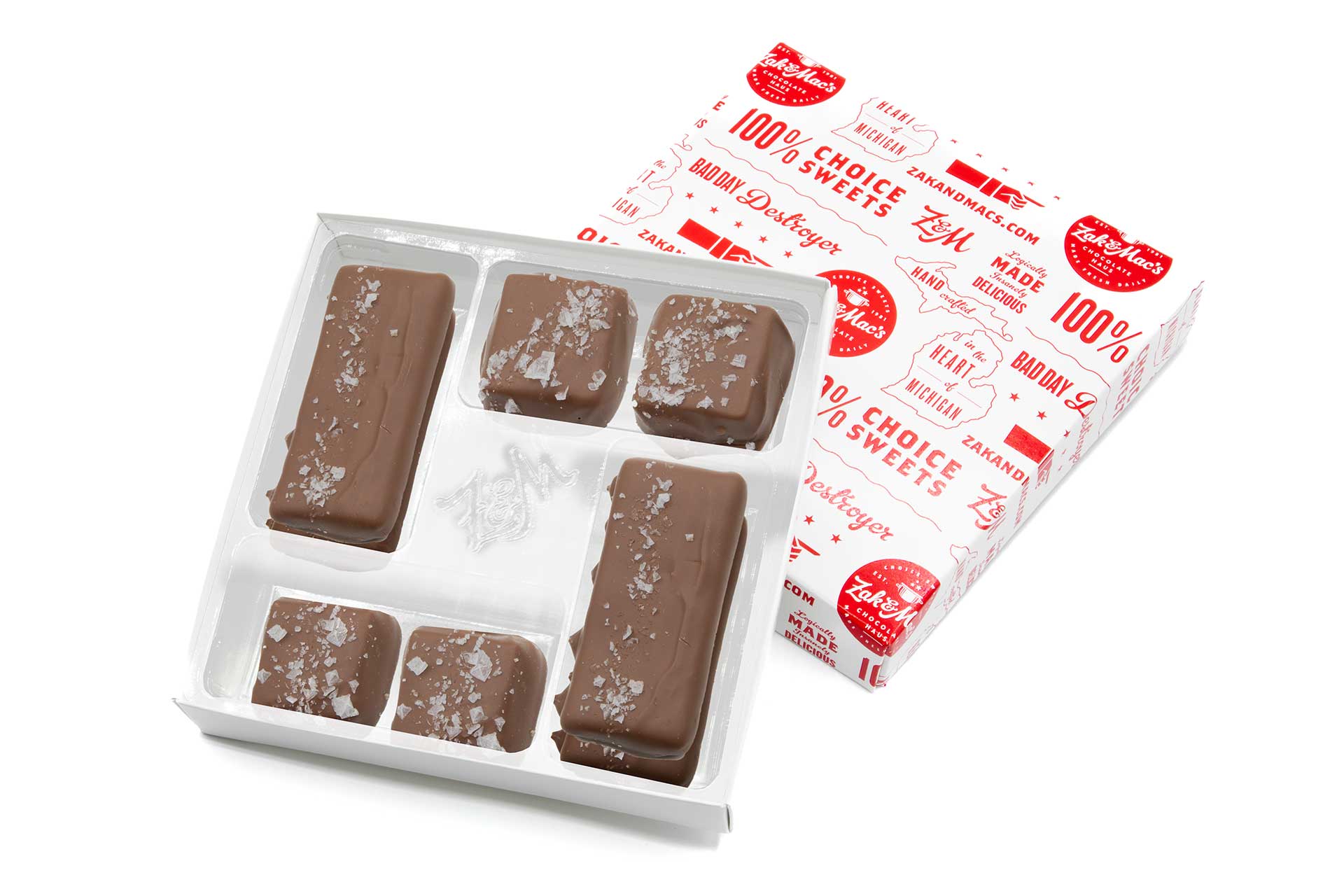 Milk Chocolate Sea Salt Caramel & Toffee Box