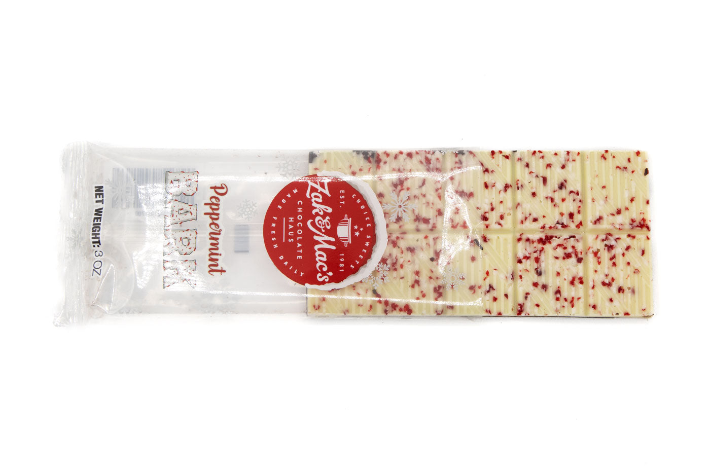 Peppermint Bark Zak Bar