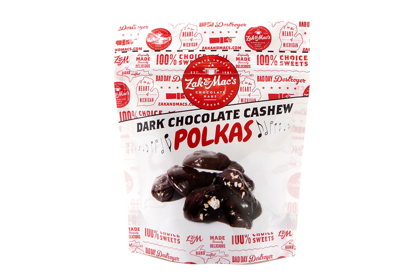 Dark Chocolate Cashew Polkas
