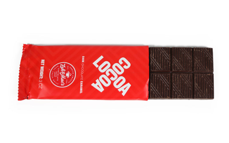 Dark Chocolate Caramel Zak Bars