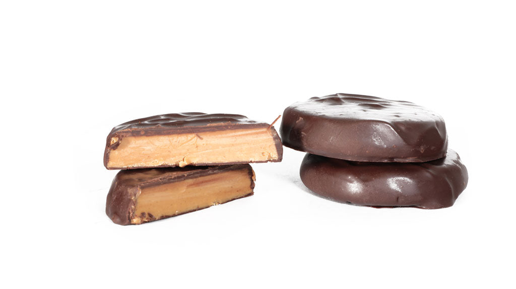 Peanut Butter Pucks (Dark Chocolate)