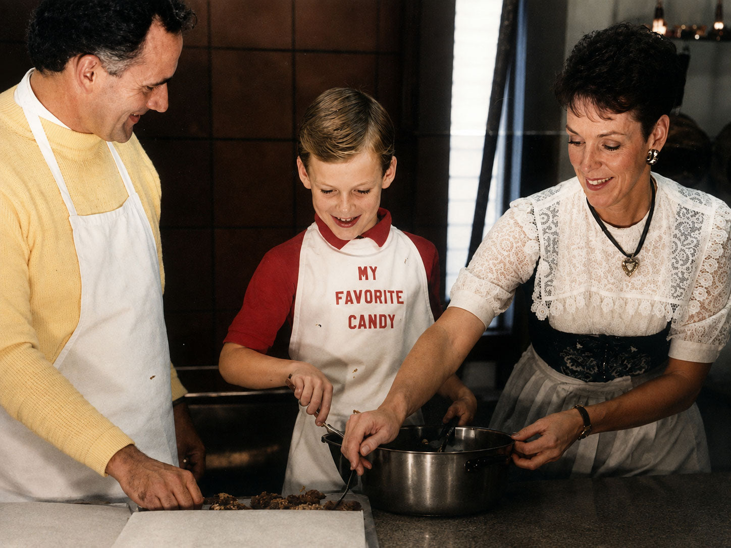 Mac and his family shared the craft with Zak, passing a candy-making tradition from one generation to the next.